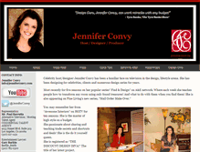 Tablet Screenshot of jenniferconvy.com